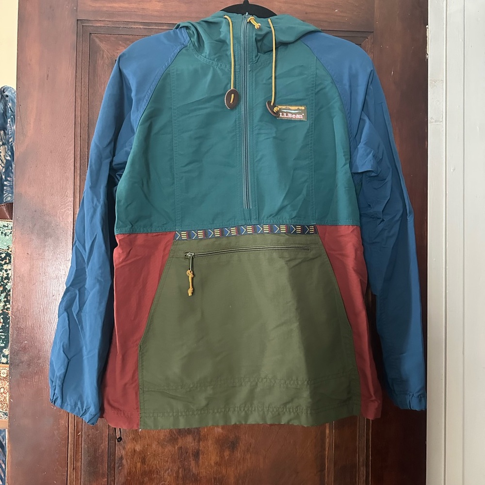 L.L. Bean Color block Anorack